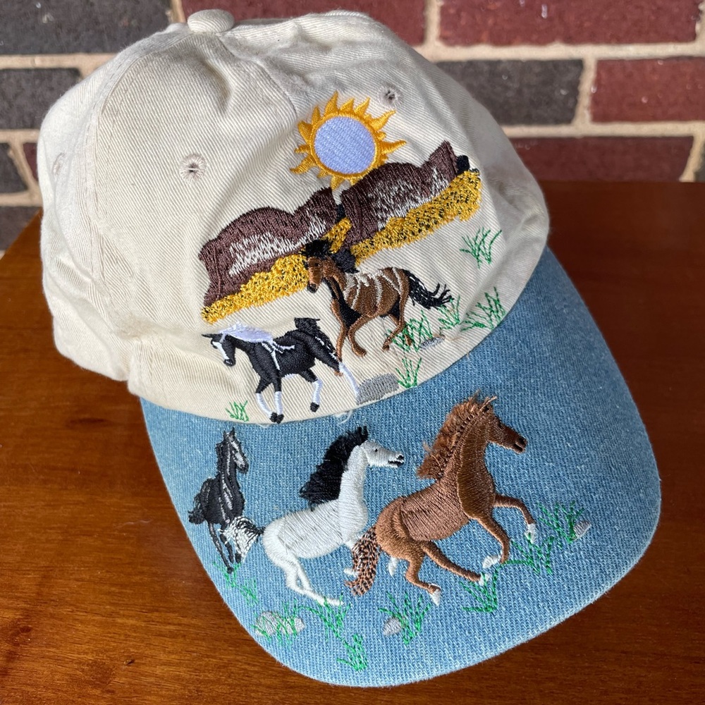 Embroidered Horse Hat